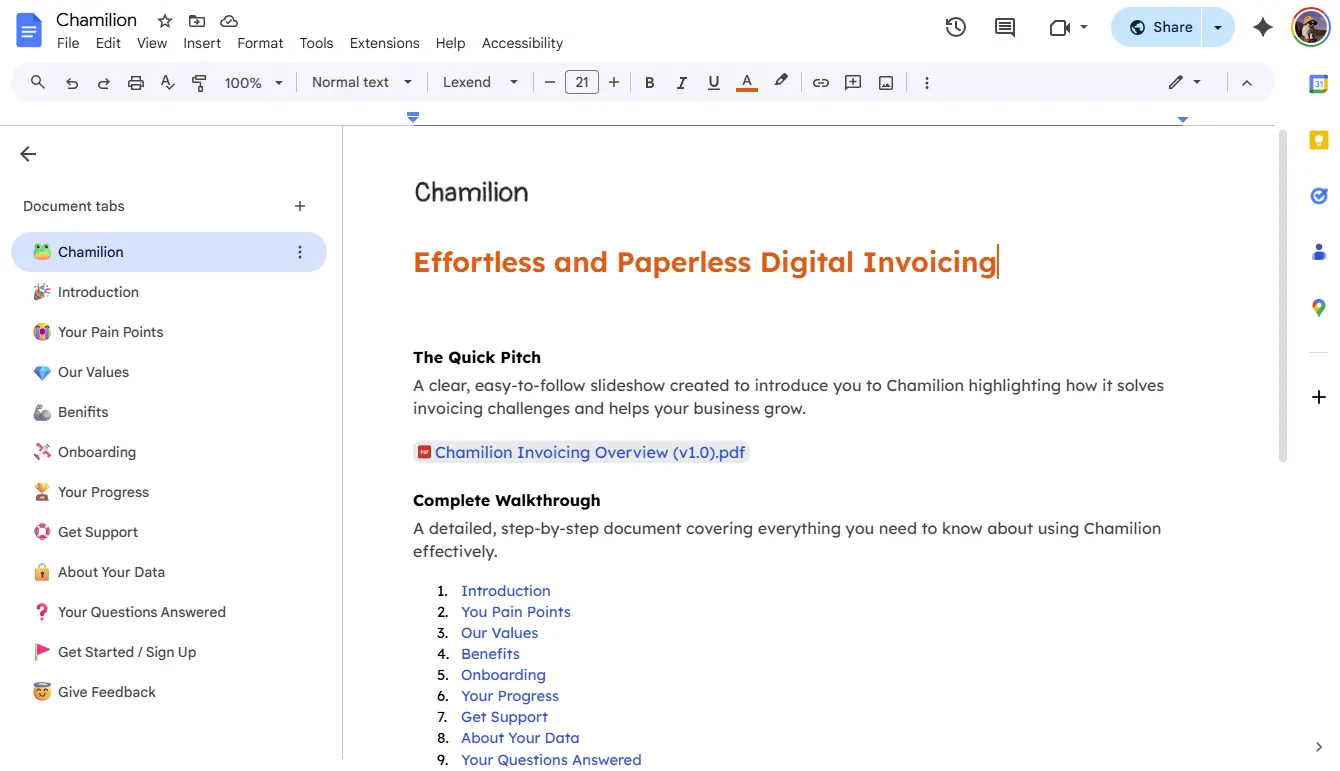 chamilion document